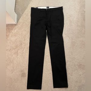 J. Crew Style 484 Slim Stretch Chinos - Black - Size 34x34